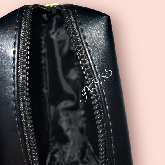 Black & Gold YSL (Yves Saint Laurent) Beauty Mini Cosmetic-Makeup Bag - Picture 10 of 16